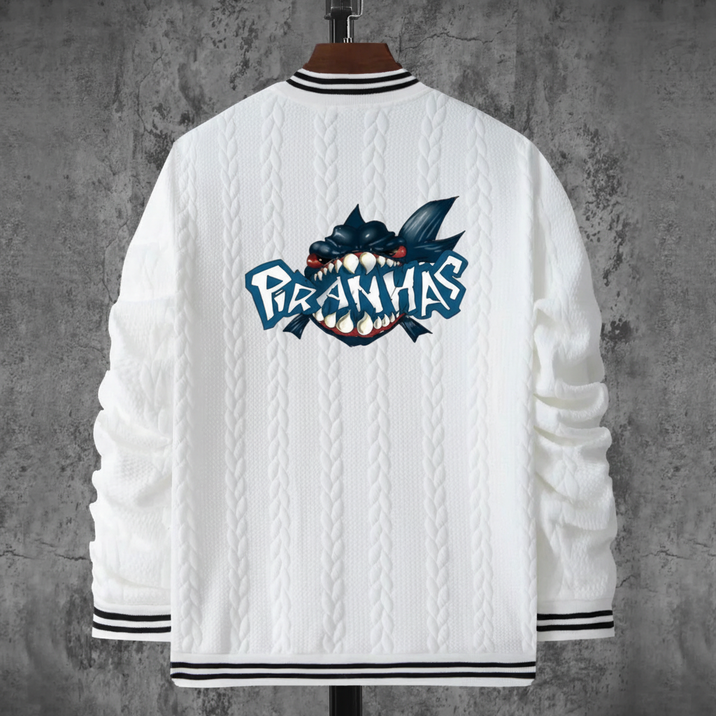 Dos veste PIRANHAS - logo centré